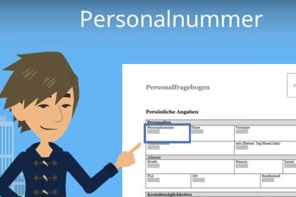 رقم الموظف: التعريف والوظيفة Die Personalnummer