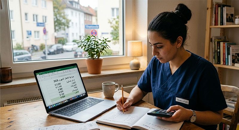 كم يستطيع الممرض ادخار المال في ألمانيا 2026؟