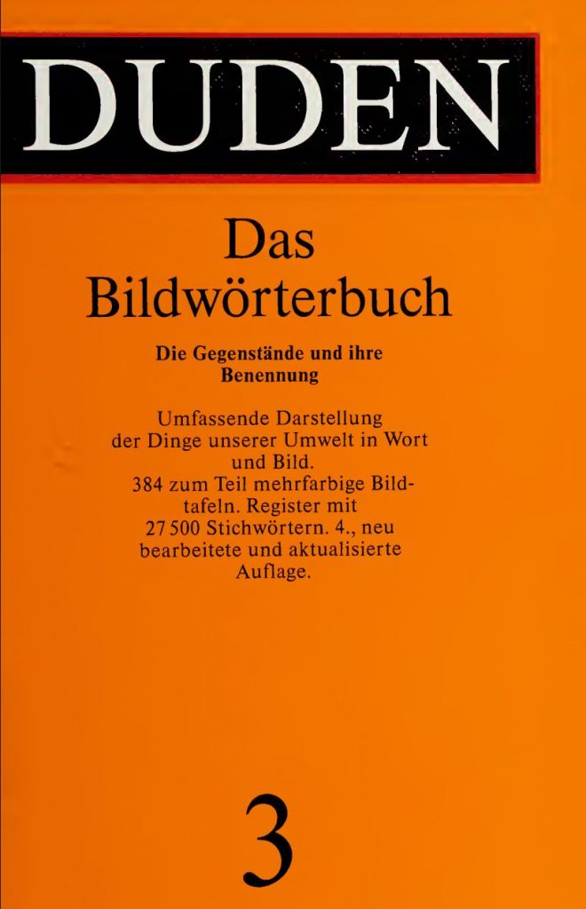 Duden Bildwörterbuch der deutschen Sprache
