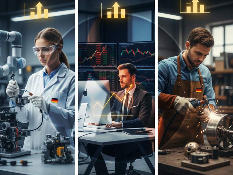 أكثر المهن ربحًا في مسار التكوين المهني في ألمانيا