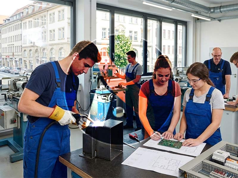 هل يمكن الالتحاق بالتكوين المهني في ألمانيا بدون شهادة الباك؟