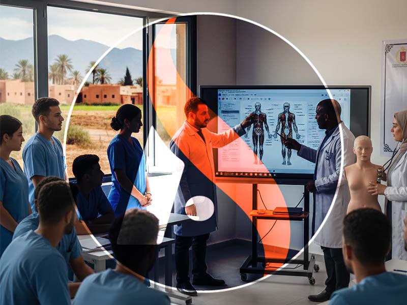 مشروع تكوين مهني في التمريض الخاص بالمانيا . بآيت أورير مراكش