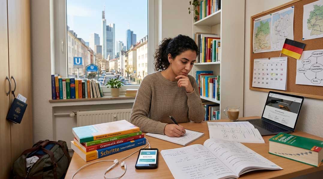 أسرع طريقة لتعلم الألمانية قبل السفر إلى ألمانيا 2026