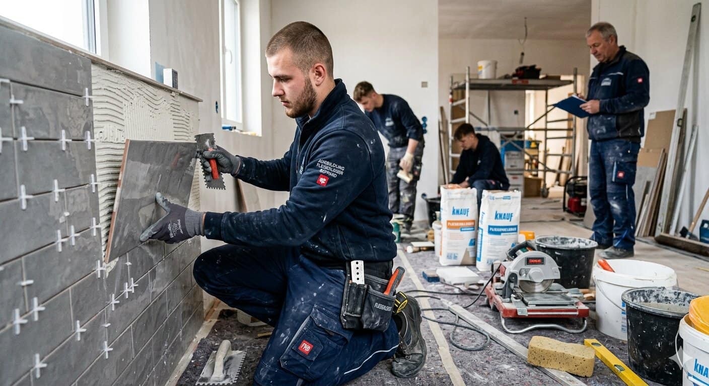 هل هناك طلب على التدريب كمتخصص في تركيب البلاط في ألمانيا؟