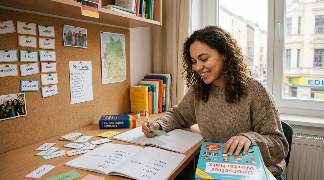 أفضل 1000 كلمة ألمانية للمبتدئين 2026