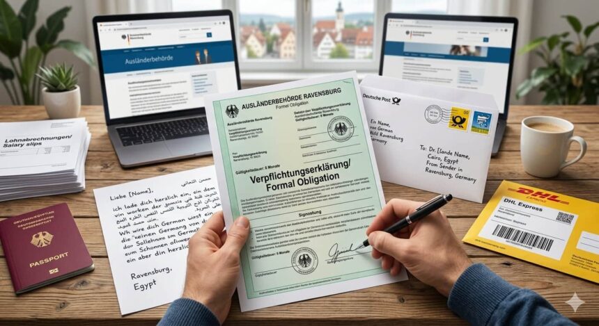 كيف ترسل دعوة زيارة لشخص من خارج ألمانيا (2026)