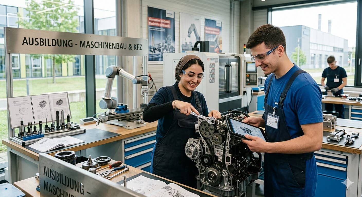 التدريب المهني في ألمانيا: تخصص الميكانيك