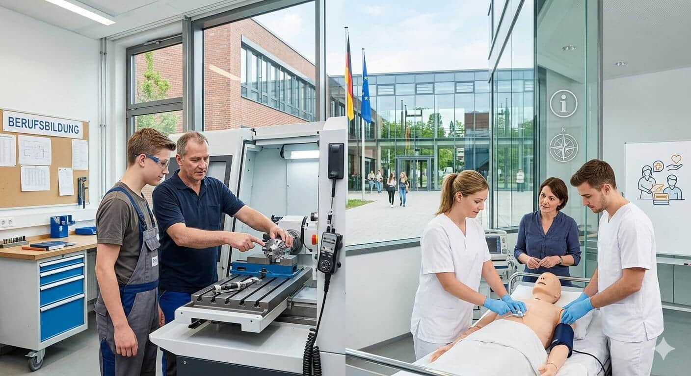 ما هو السن المطلوب لبدء التدريب المهني في ألمانيا؟