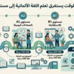 كم من الوقت يستغرق حقاً تعلم اللغة الألمانية إلى مستوى B1؟