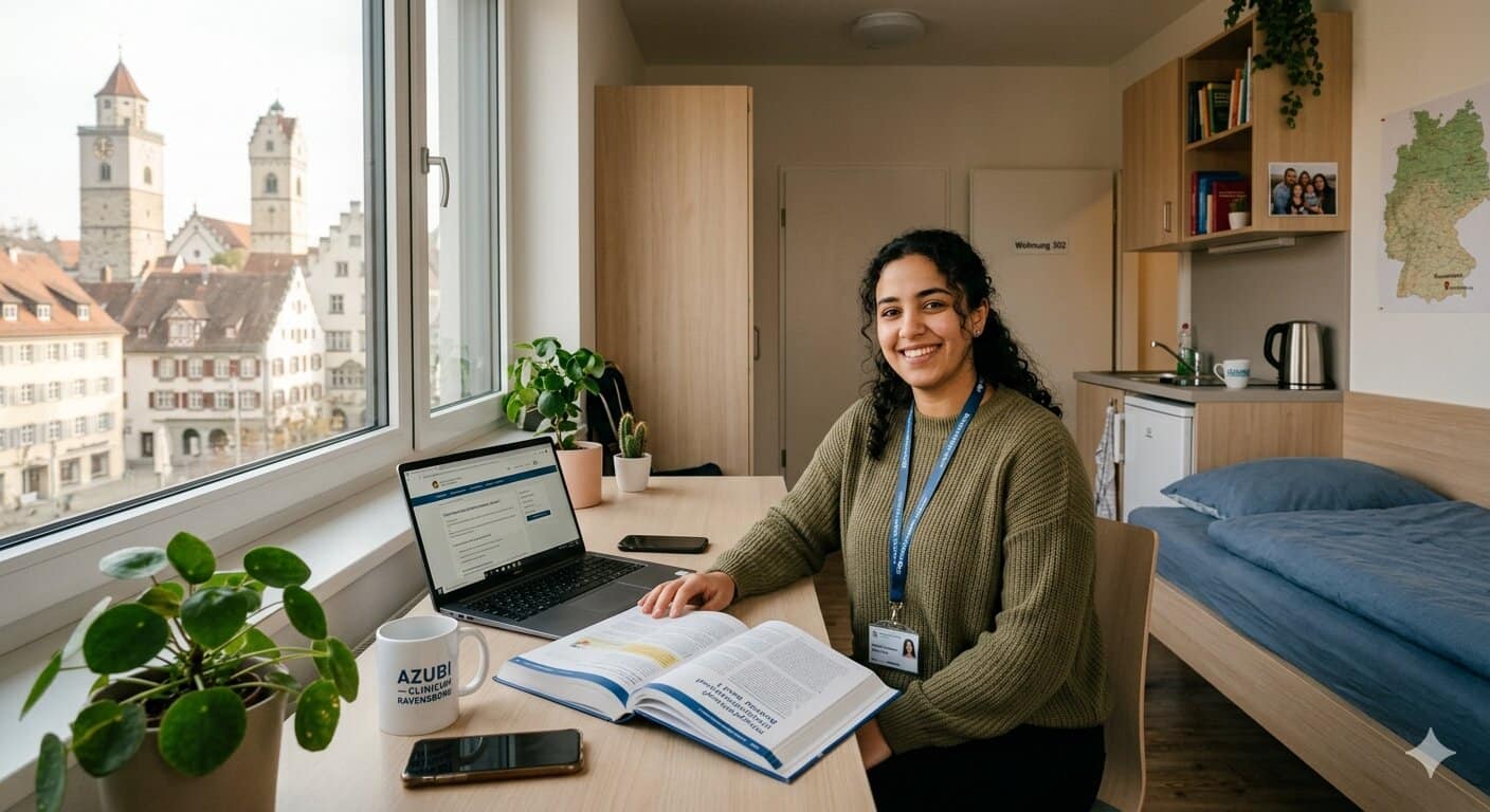 Ausbildung مع توفير السكن في ألمانيا