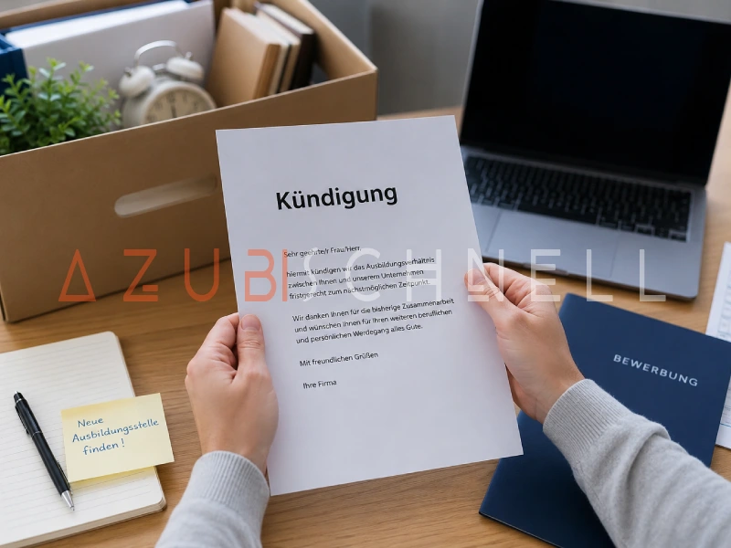ماذا تفعل إذا أنهت الشركة عقد Ausbildung؟
