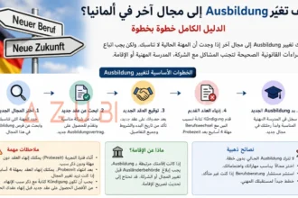 كيف تغيّر Ausbildung إلى مجال آخر في ألمانيا؟ الدليل الكامل 2026