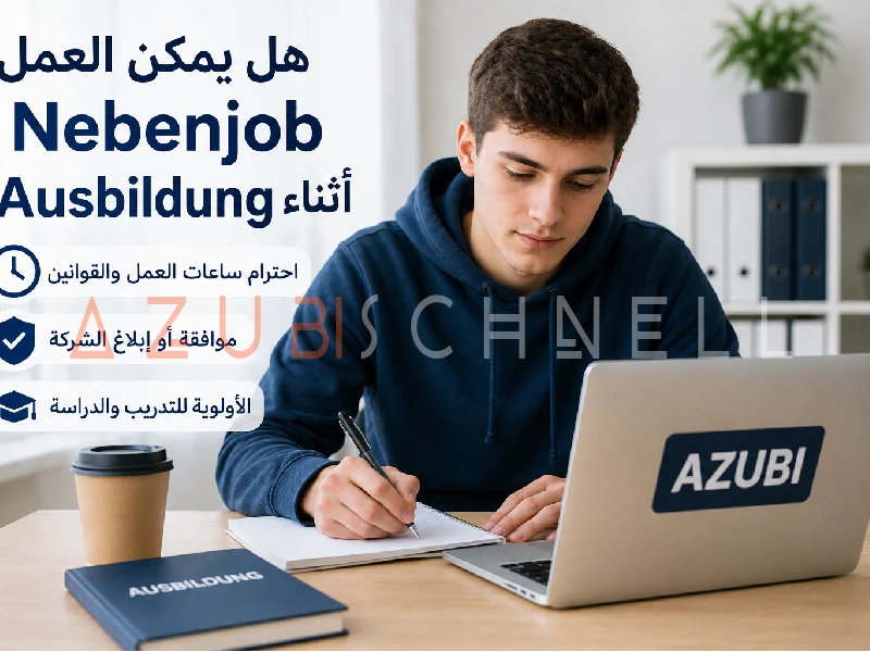 هل يمكن العمل Nebenjob أثناء Ausbildung؟ الشروط والقواعد المهمة 2026
