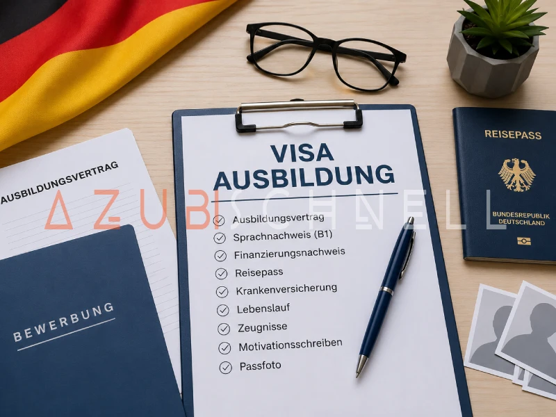 وثائق فيزا Ausbildung في ألمانيا 2026: الملف الكامل خطوة بخطوة