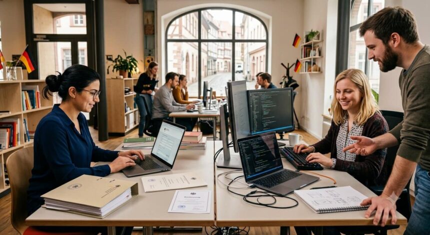 الفرق بين المعادلة والعمل بدون معادلة في ألمانيا