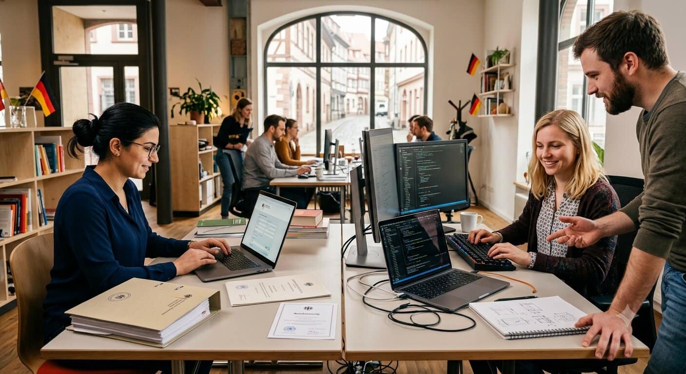 الفرق بين المعادلة والعمل بدون معادلة في ألمانيا