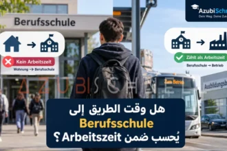 هل وقت الطريق إلى Berufsschule يُحسب ضمن Arbeitszeit؟ حقوق Azubi في ألمانيا 2026